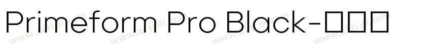 Primeform Pro Black字体转换